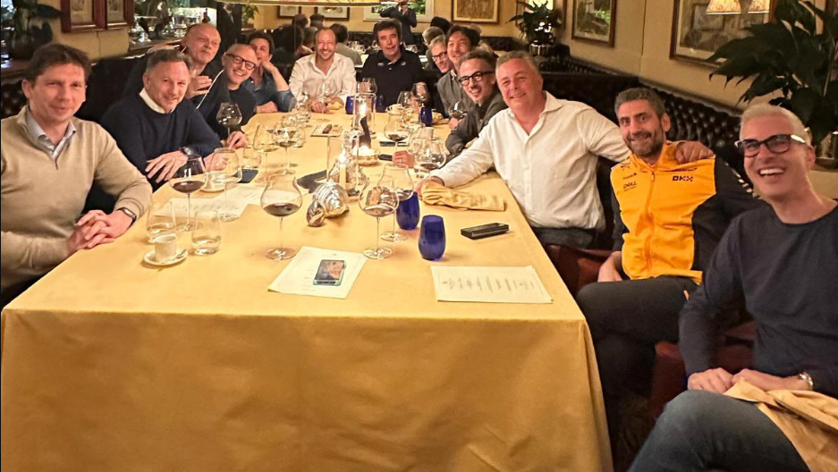 F1 team principals' dinner at Imola